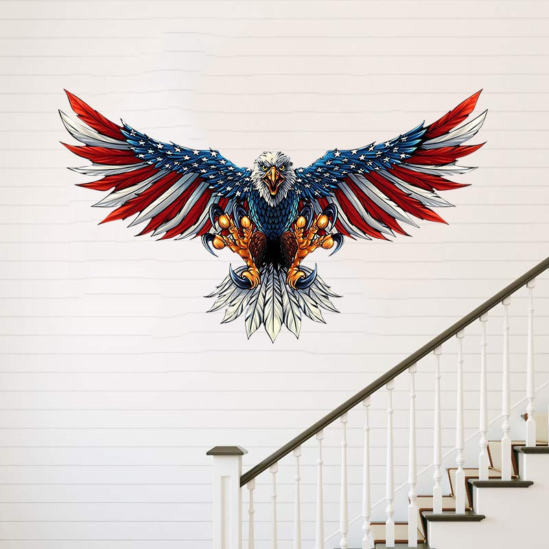 American Flag Eagle Ornament Metal Wall Pendant Metal Crafts