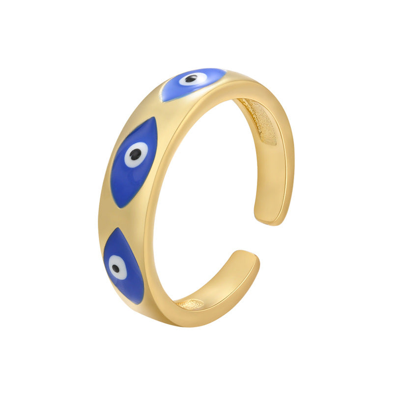 Colorful Drip Jewelry Accessories Ring