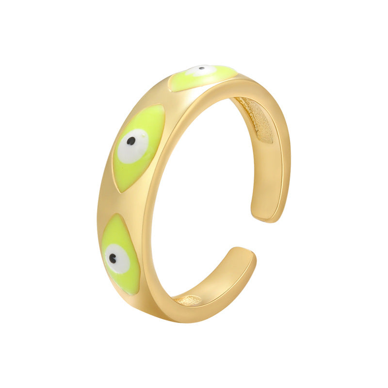 Colorful Drip Jewelry Accessories Ring
