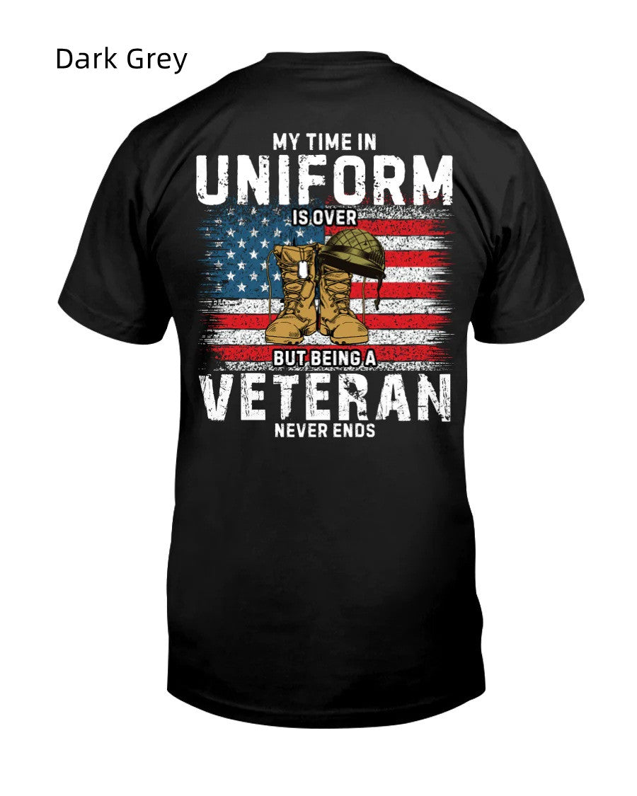Men's Fashion American Flag Casual Fitness Printed Short Sleeve