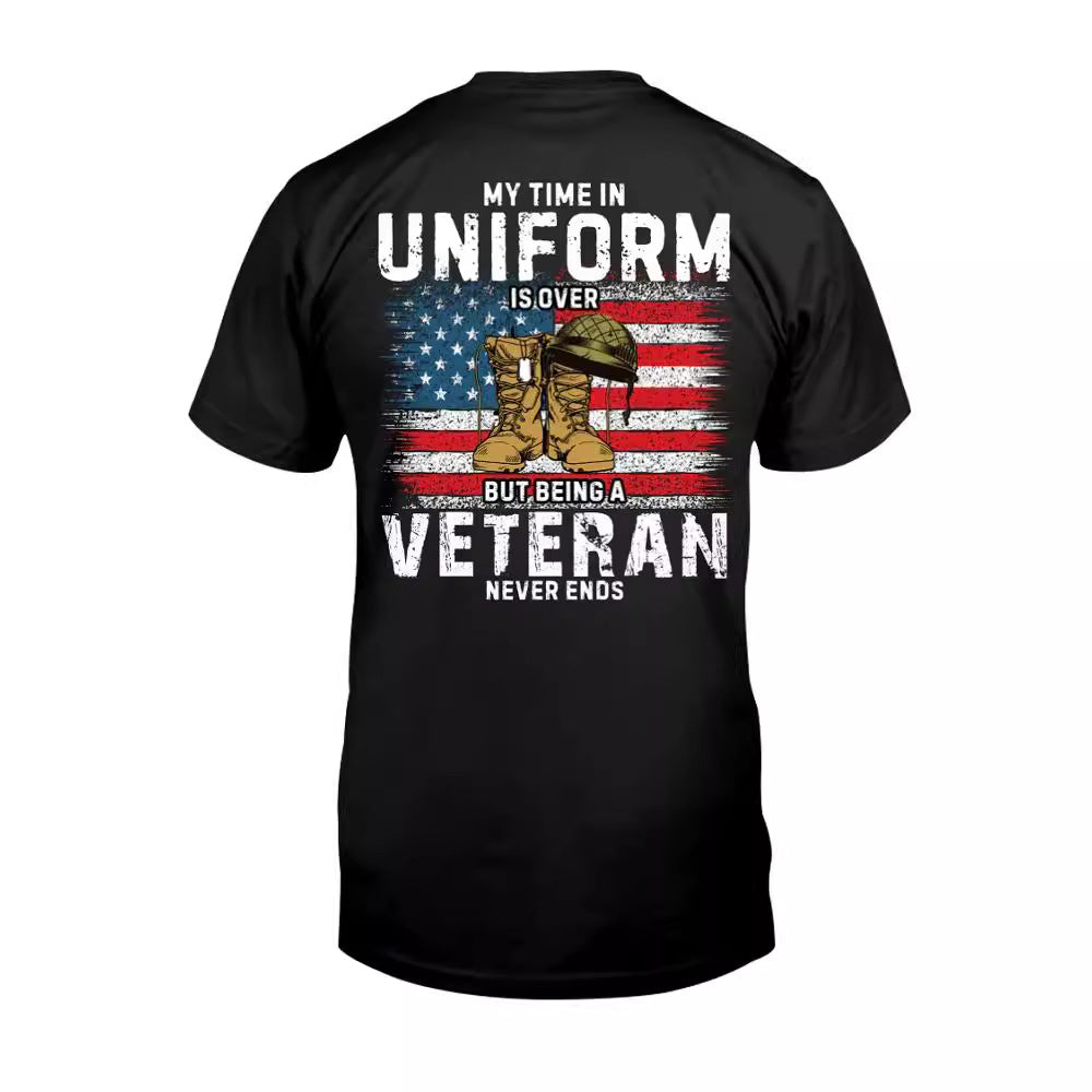 Men's Fashion American Flag Casual Fitness Printed Short Sleeve