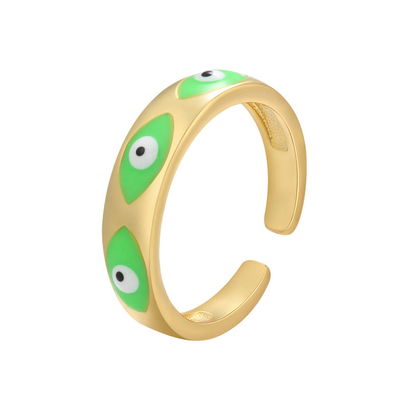 Colorful Drip Jewelry Accessories Ring