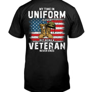 Men's Fashion American Flag Casual Fitness Printed Short Sleeve