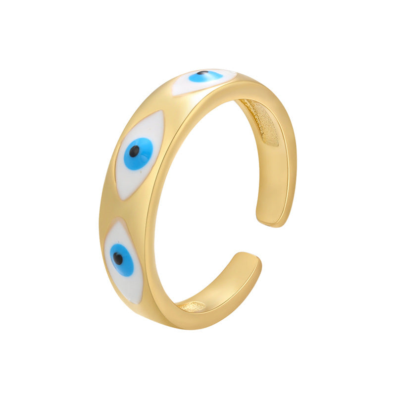 Colorful Drip Jewelry Accessories Ring