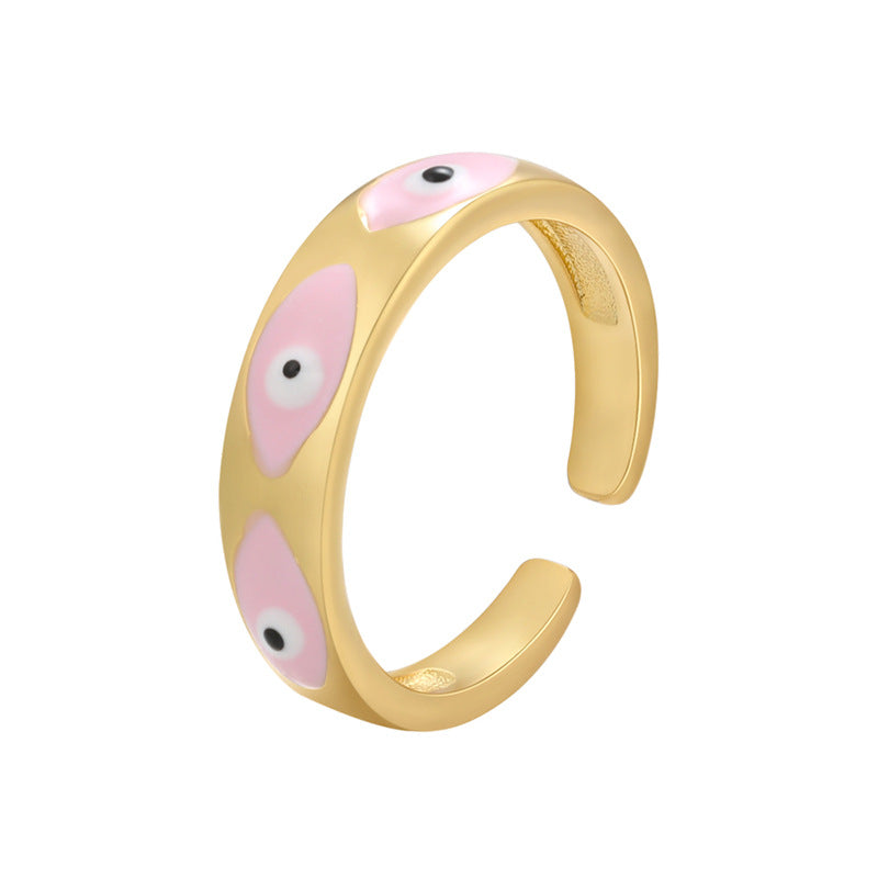Colorful Drip Jewelry Accessories Ring