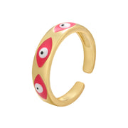 Colorful Drip Jewelry Accessories Ring